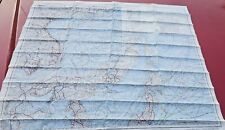 Mappa di fuga in seta seconda