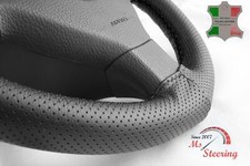 PER LAND ROVER FREELANDER 2 06+ - PERF NERO COPRIVOLANTE IN PELLE NERO CUCI