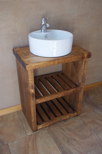 Lavabo mobile rustico - lavabo,