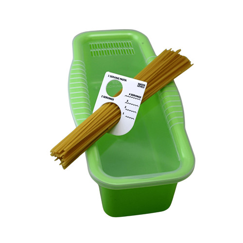 Cuocipasta microonde verde con - cuocipasta,
