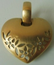 Beautiful gold plated - gold, heart