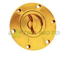 Tappo serbatoio Racing sgancio rapido ORO Aprilia Tuono 1000 2003 - 2018