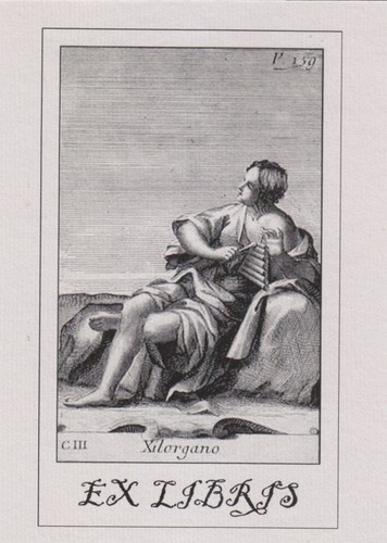 Libris bookplate xilorgano - ex,