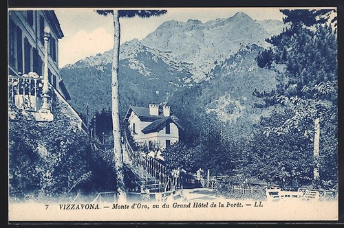 Cpa vizzavona monte oro - monte, d´oro