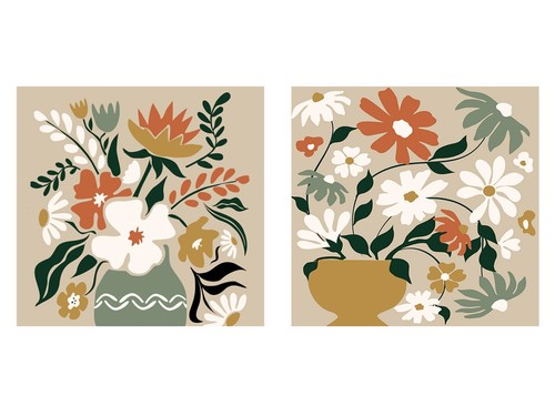 Quadro 100x100cm flora - quadro,