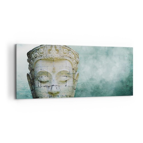 Quadro tela 100x40cm buddha - quadro,
