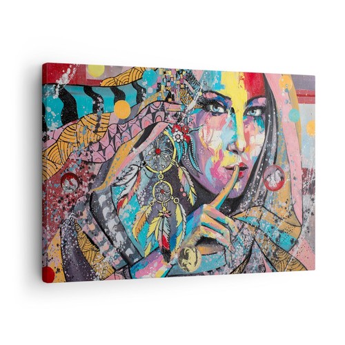 Quadro tela 70x50cm donna - tela,