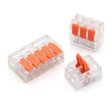 CONNETTORI RAPIDI - MORSETTI AD INNESTO RAPIDO - SEZIONE MAX 4 mm - VARI MODELLI