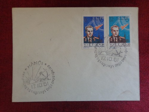 1961 fdc space hanoi - 1961,