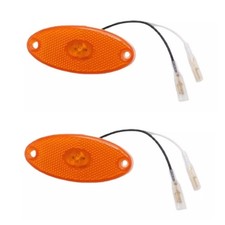 2X PER JOKON SMLR2012 AMBRA OVALE LED LUCE LUCE LUCE CARAVAN CAMPER