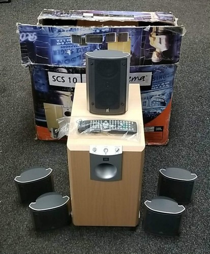 Jbl scs10 sistema home cinema - sistema,