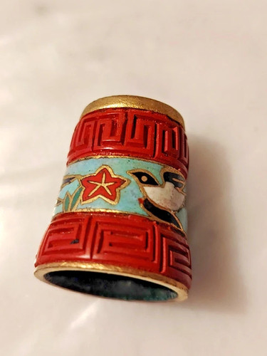 Ditale cloisonne vintage - ditale,