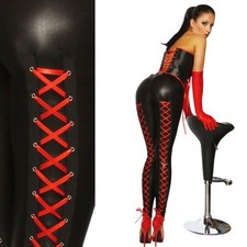 18256 Leggings Neri Lucidi