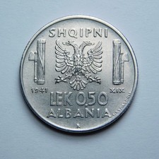 50 Centesimi di Lek 1941 -