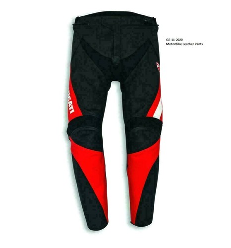 Ducati pantaloni moto pelle - pantaloni,