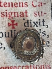 RARO ANTICO RELIQUIARIO IN ARGENTO San Luigi Gonzaga: Splendido - Roma-inizio 1700