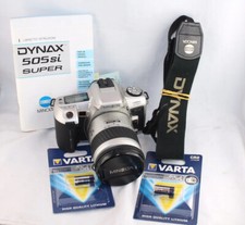 ?  MINOLTA 505 Si SUPER CON MINOLTA AF ZOOM 28-80 Reflex a pellicola