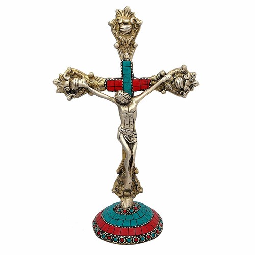Statua gesù crocifisso - di,