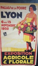 AFFICHE POSTER Lyon 1932