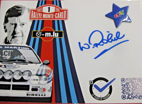 Biglietto autografo nuovo