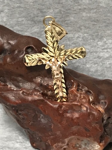 Ciondolo croce oro - , giallo