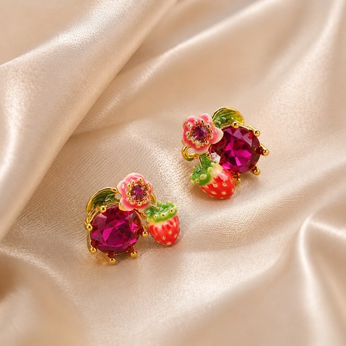 Orecchini stile fragola - stile,