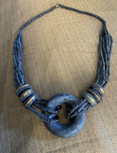 Collana multifilo dipinta - , a