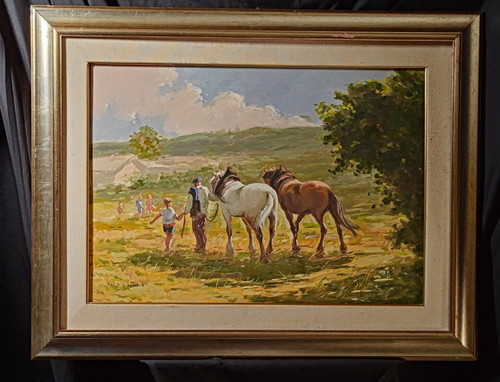 Quadro vintage dipinto - dipinto, a