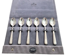 6 cucchiaini TE' in argento 800 modello Inglese Ditta CESA 1882 NUOVI  art 945