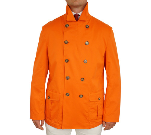 Cappotto lana arancione - in,