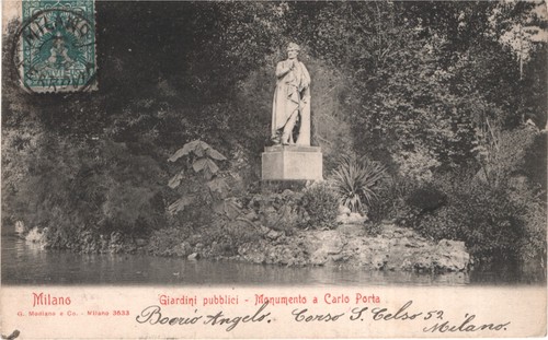 Milano monumento a carlo - monumento,