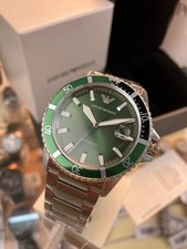 Emporio Armani AR11338 42mm Cassa di Acciaio, Cinturino di Acciaio Argento,...