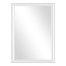 SPECCHIO CON CORNICE ABS BIANCA  cm 50 x 60     MADE IN ITALY