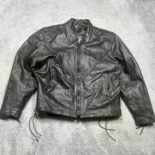 Giacca pelle barney - giacca, vintage