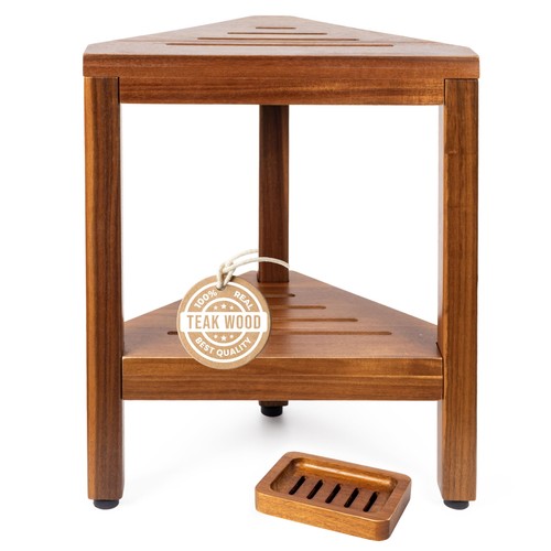 Banco doccia angolare teak - banco,