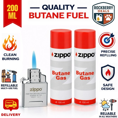 Zippo butane single flame - single,
