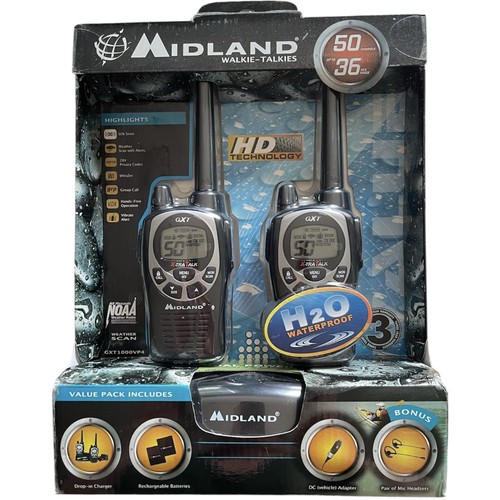 Midland gxt1000vp4 gmrs walkie - gxt1000vp4,