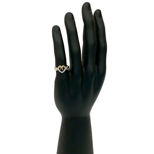 Anello tiffany cuore nastro - anello,
