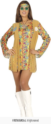 Costume hippie travestimento - hippie,
