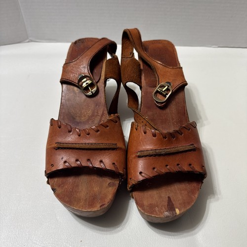 Sandali vintage funtans pelle - vintage,