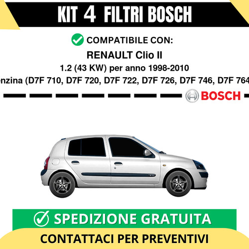 Kit bosch filtri - filtri, tagliando