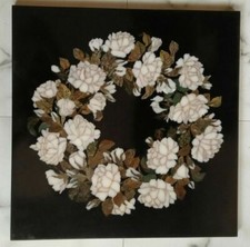 Tavolo antico intarsiato marmo