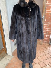 Cappotto in pelliccia di visone nero marca Blackglama