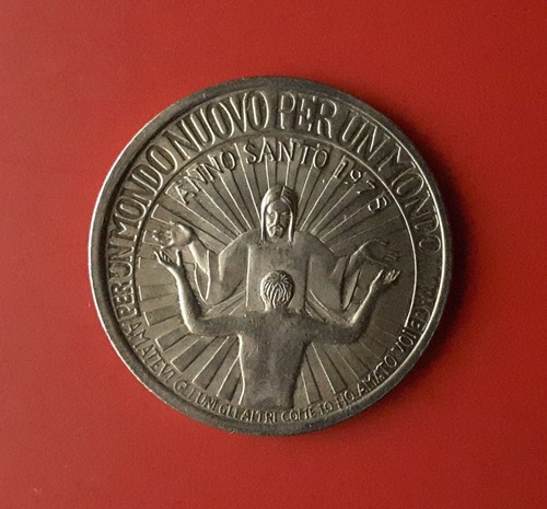 Medaglia anno santo 1975 per - santo,