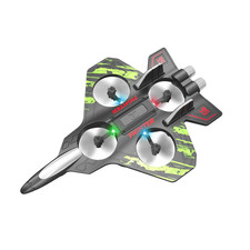 Aereo RC Telecomandato 2.4G EPP Schiuma Glider Stunt Fighter con Luci.