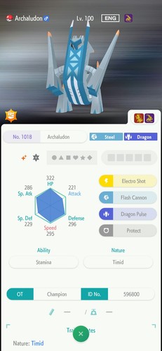 Archaludon 6iv shiny - 6iv, pronto