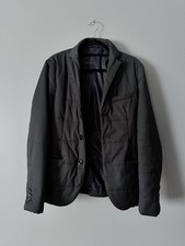 giacca stile blazer grigio