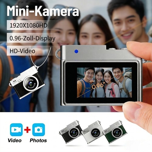 Retro 1080p digitalkamera ccd - retro,