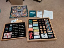 Parker Brothers Cluedo Monopoly Gioco da Tavolo in Legno Compendio Deluxe