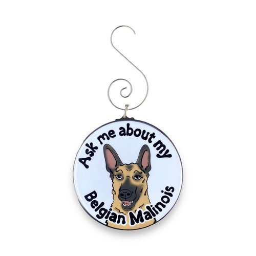 Mini ornamento belga malinois - mini,